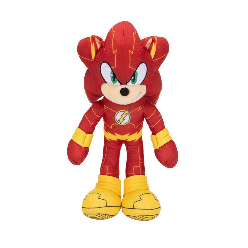 slide 1 of 4, DC X Sonic the Hedgehog 9'' Sonic as The Flash Plush, 1 ct