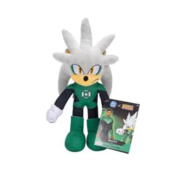 DC X Sonic the Hedgehog 9'' Silver as Green Lantern Plush