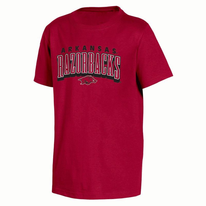 slide 1 of 3, NCAA Arkansas Razorbacks Boys' Core T-Shirt - S, 1 ct