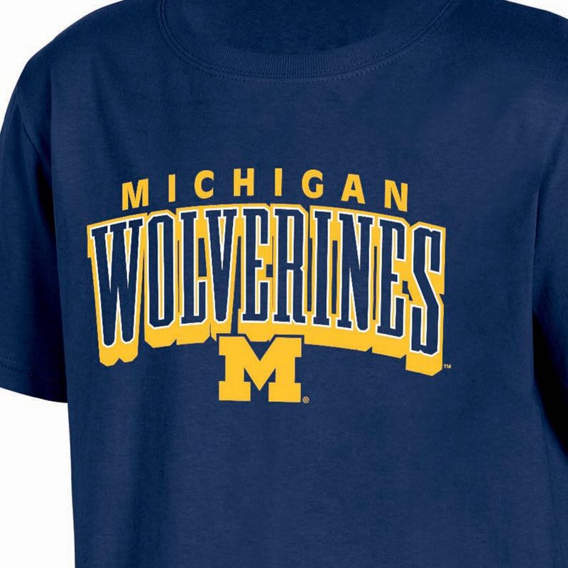 slide 3 of 3, NCAA Michigan Wolverines Boys' Core T-Shirt - XS, 1 ct