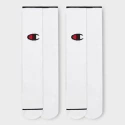 Champion Performance Soccer Socks 2pk - White M