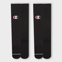 Champion Performance Soccer Socks 2pk - Black M
