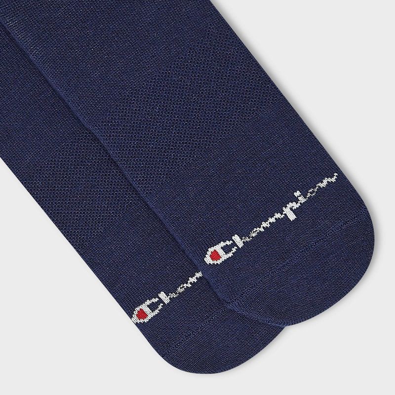 slide 4 of 4, Champion All Sport Performance Over the Calf Socks 2pk - Navy S, 2 ct