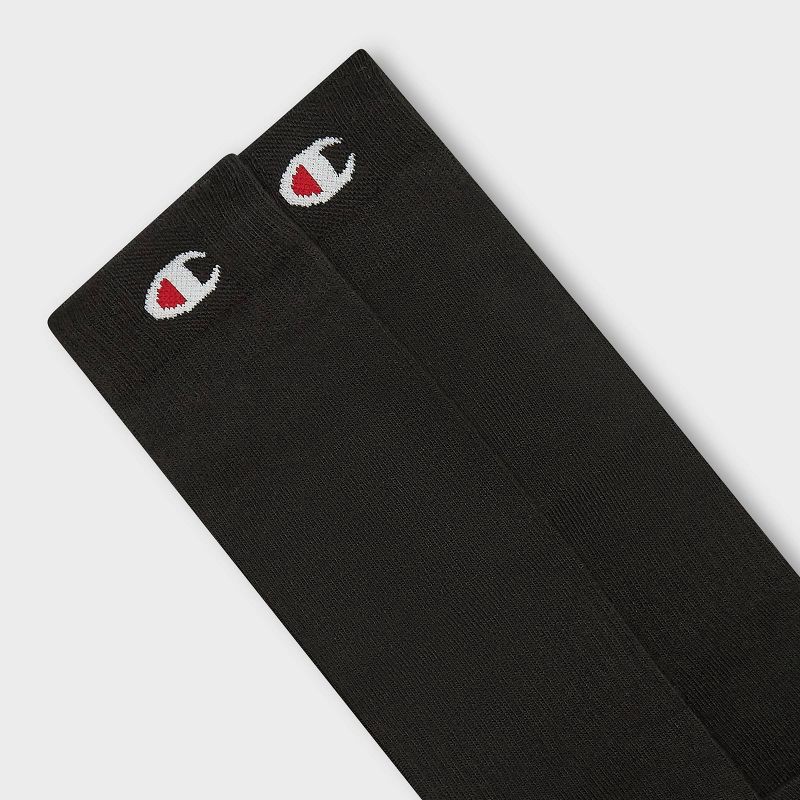 slide 3 of 4, Champion All Sport Performance Over the Calf Socks 2pk - Black M, 2 ct
