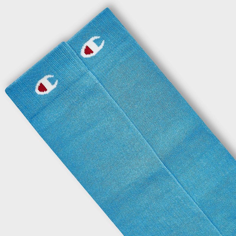 slide 3 of 4, Champion All Sport Performance Over the Calf Socks 2pk - Blue S, 2 ct