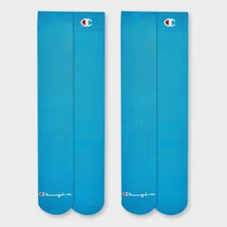 Champion All Sport Performance Over the Calf Socks 2pk - Blue L