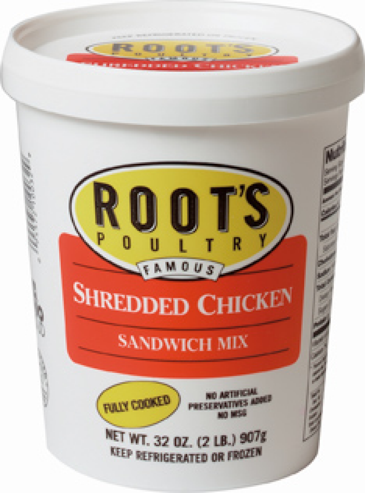 slide 1 of 9, Root's Shredded Chicken Sandwich Mix, 32 oz