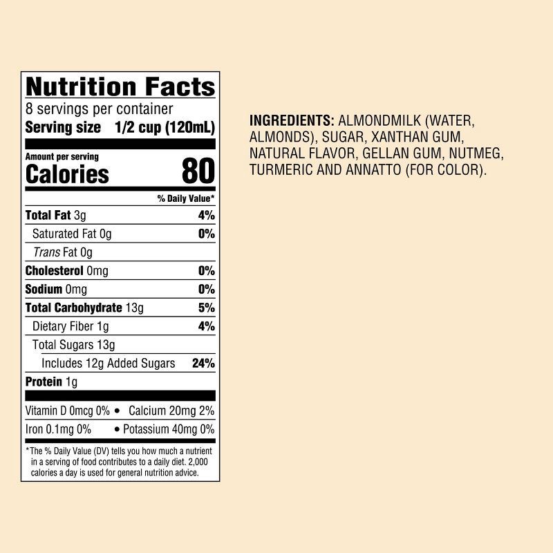 slide 5 of 5, Almond Eggnog - 32 fl oz - Good & Gather™, 32 fl oz