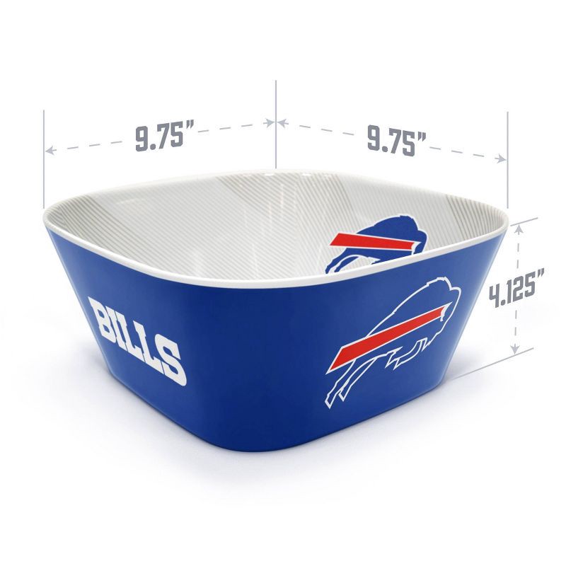 slide 4 of 6, NFL Buffalo Bills Large Party Bowl, 1 ct