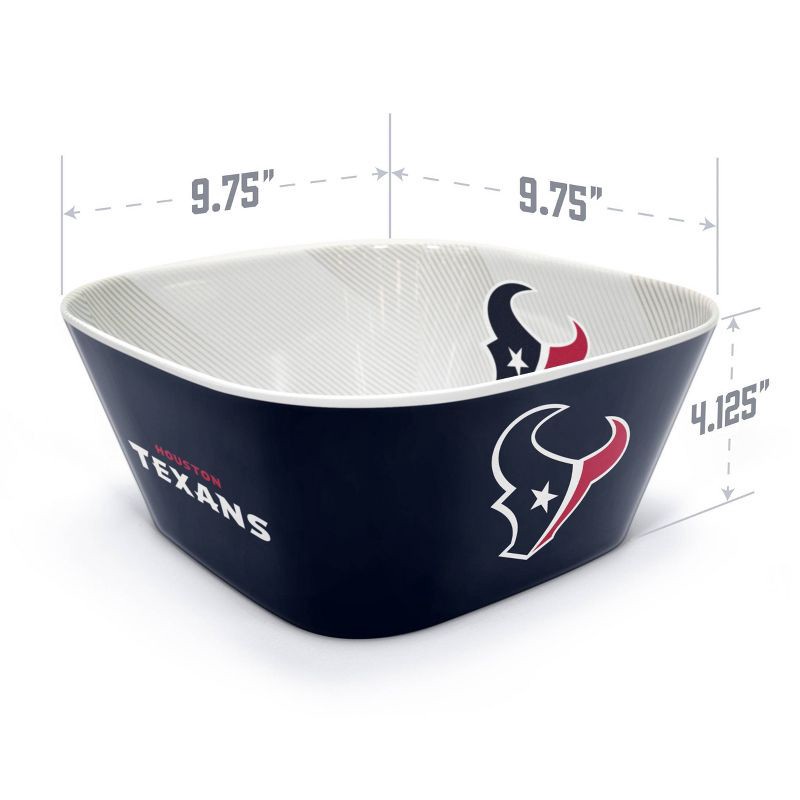 slide 4 of 6, NFL Houston Texans Large Party Bowl, 1 ct