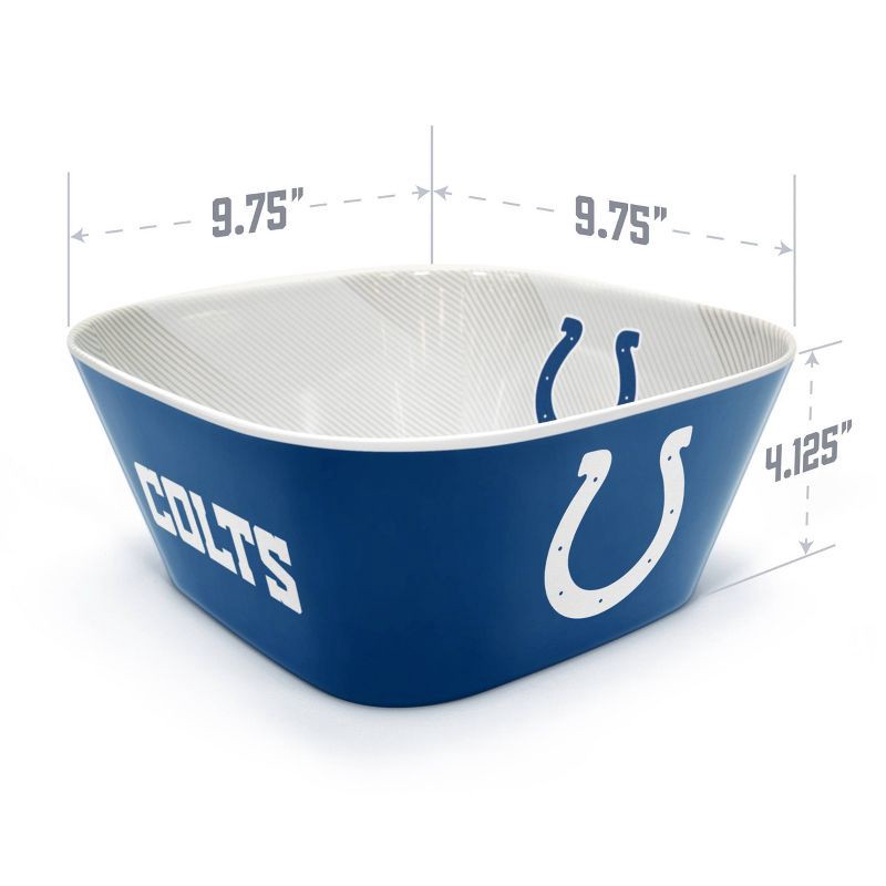 slide 4 of 6, NFL Indianapolis Colts Large Party Bowl, 1 ct
