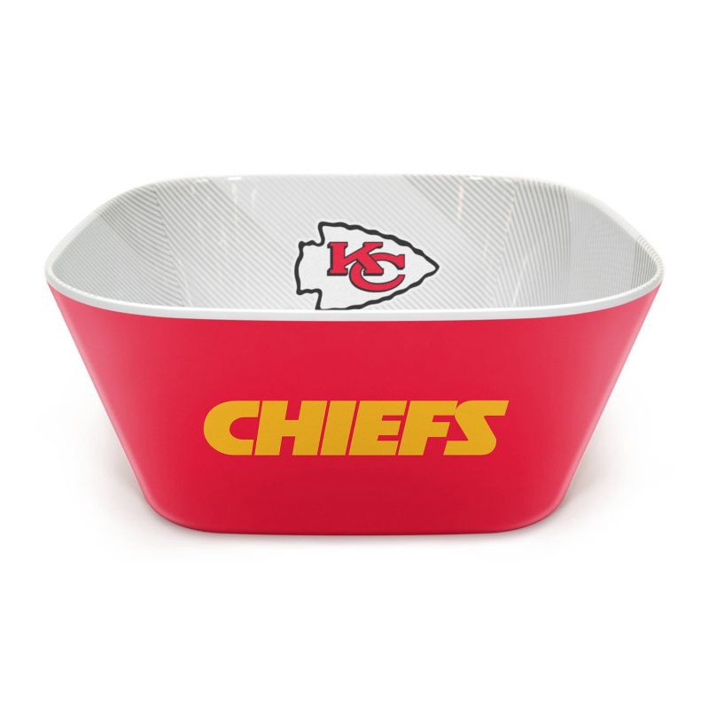 slide 2 of 6, NFL Kansas City Chiefs Large Party Bowl, 1 ct