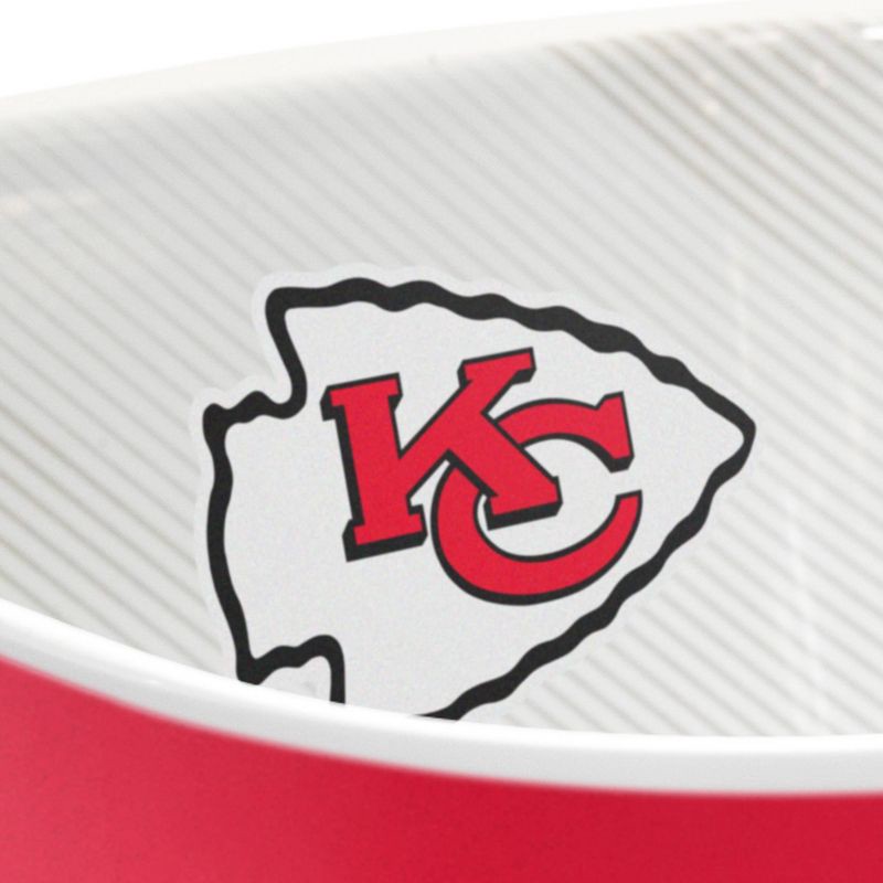 slide 3 of 6, NFL Kansas City Chiefs Large Party Bowl, 1 ct