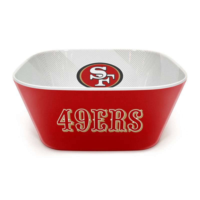 slide 2 of 6, NFL San Francisco 49ers Large Party Bowl, 1 ct