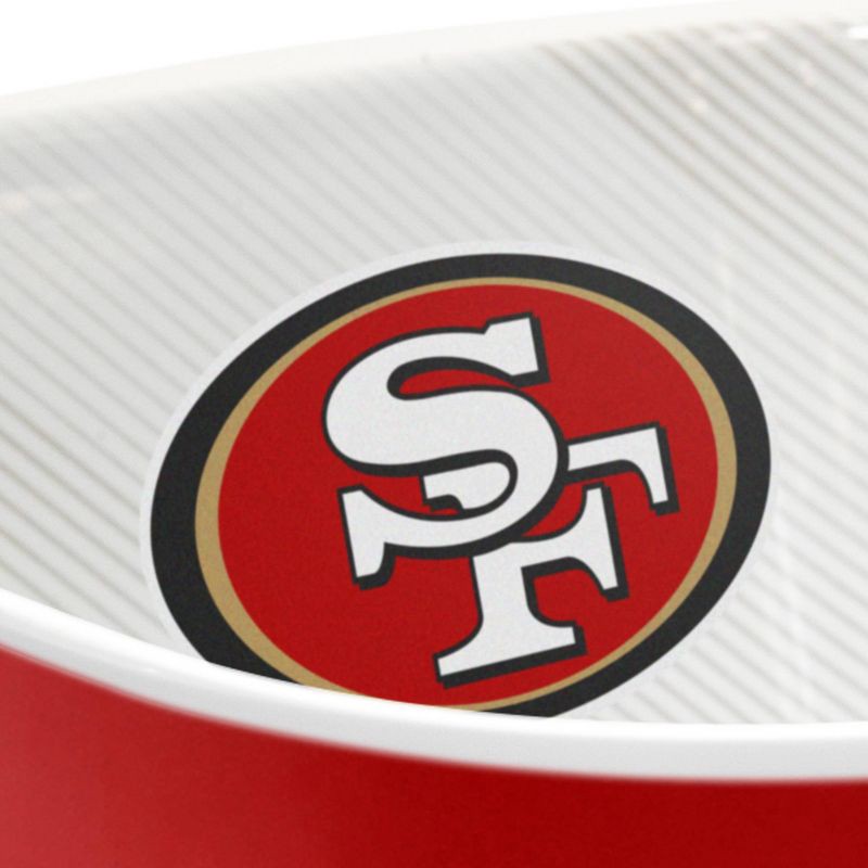slide 3 of 6, NFL San Francisco 49ers Large Party Bowl, 1 ct