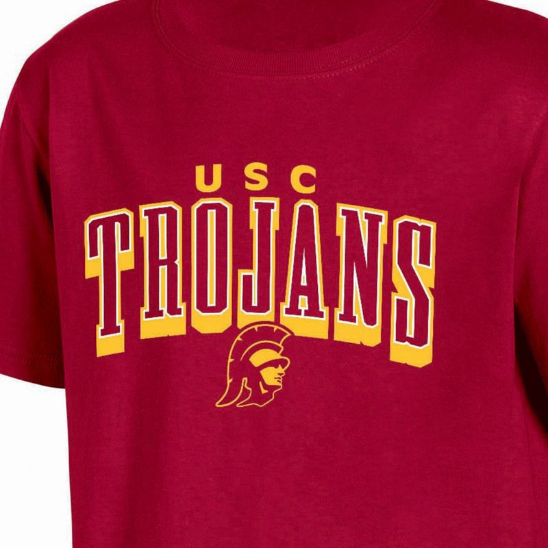 slide 3 of 3, NCAA USC Trojans Boys' Core T-Shirt - S, 1 ct