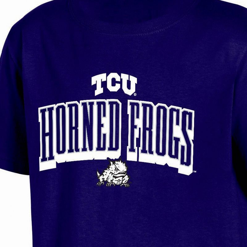 slide 3 of 3, NCAA TCU Horned Frogs Boys' Core T-Shirt - M, 1 ct