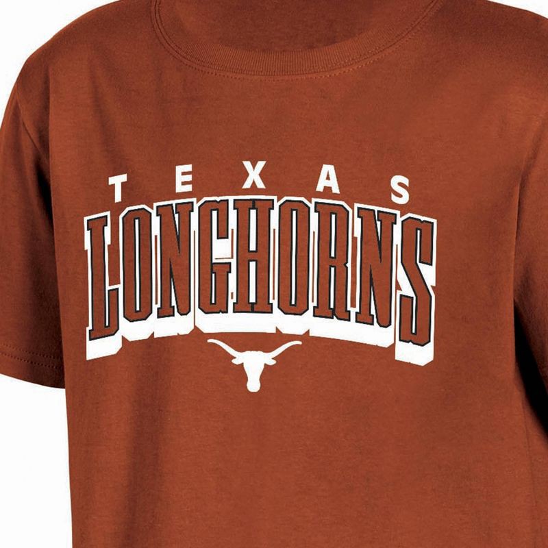 slide 3 of 3, NCAA Texas Longhorns Boys' Core T-Shirt - S, 1 ct