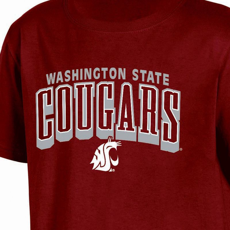 slide 3 of 3, NCAA Washington State Cougars Boys' Core T-Shirt - L, 1 ct