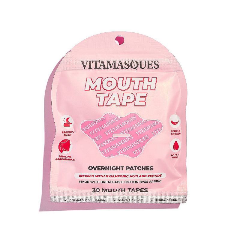 slide 1 of 6, Vitamasques Mouth Sleep Tape - 30ct, 30 ct
