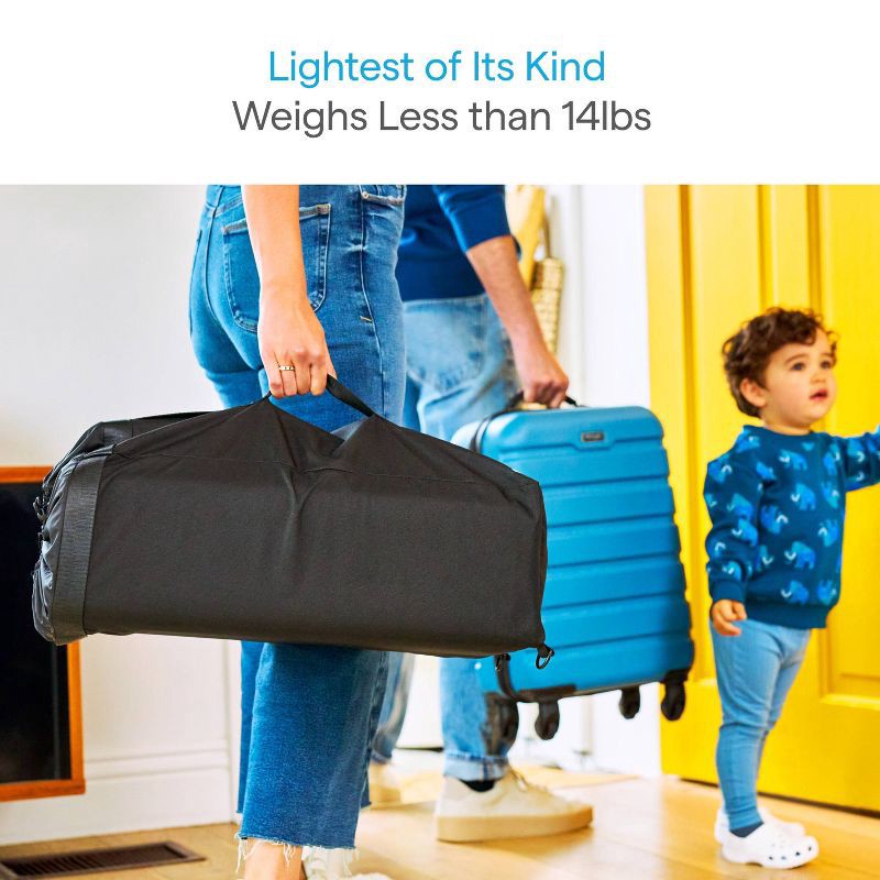 slide 4 of 10, Munchkin Ultra-Lite 3-in-1 Playard, Crib and Bassinet - Black, 1 ct