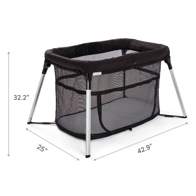 slide 8 of 10, Munchkin Ultra-Lite 3-in-1 Playard, Crib and Bassinet - Black, 1 ct