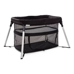 Munchkin Ultra-Lite 3-in-1 Playard, Crib and Bassinet - Black