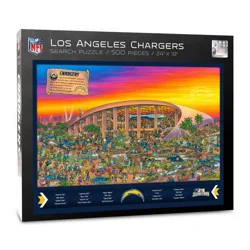 NFL Los Angeles Chargers Joe Journeyman Seek and Find Puzzle - 500pc