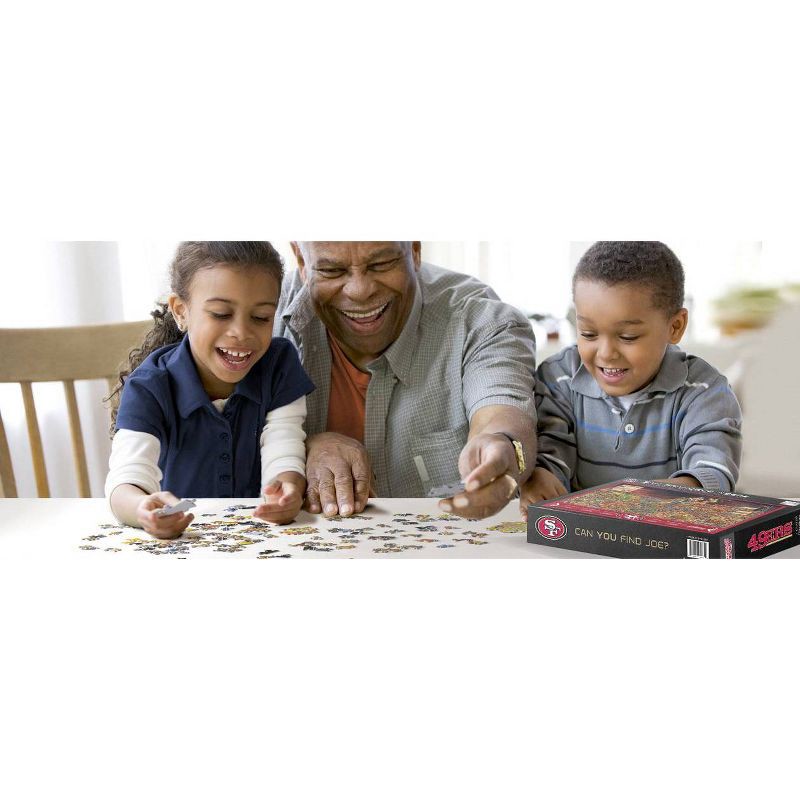 slide 3 of 4, NFL San Francisco 49ers Joe Journeyman Seek and Find Puzzle - 500pc, 500 ct