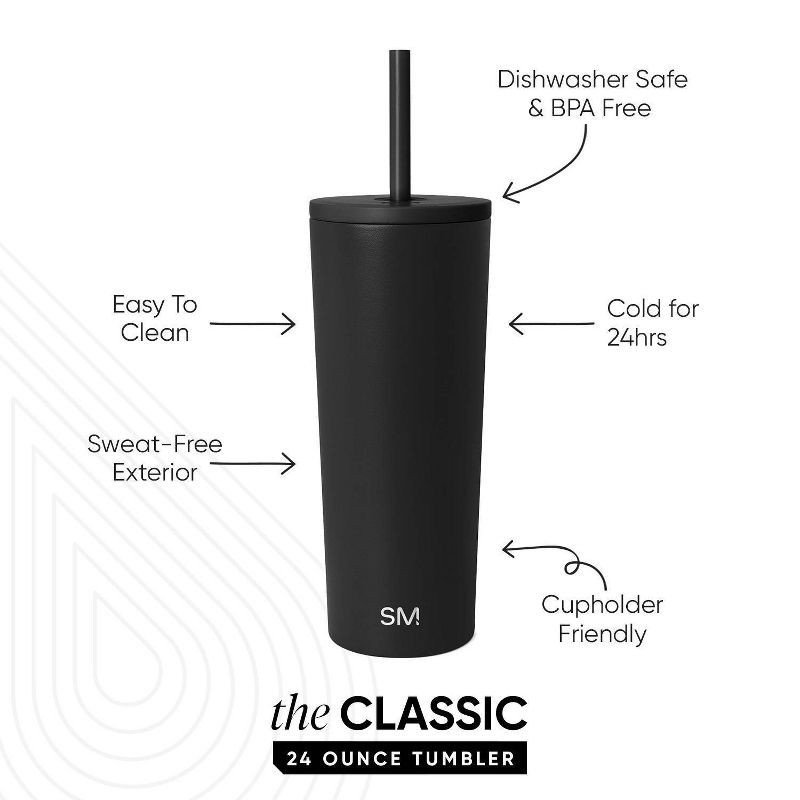 slide 2 of 3, NFL Cincinnati Bengals Simple Modern Stainless Steel Classic Tumbler - 24oz, 24 oz