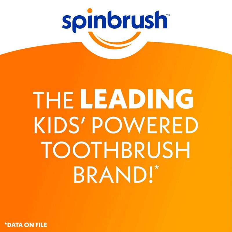 slide 6 of 8, Spinbrush Kids' Superman Electric Toothbrush, 1 ct