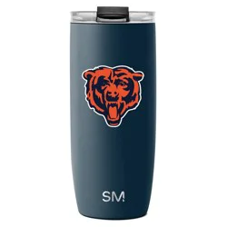 NFL Chicago Bears Simple Modern Stainless Steel Voyager Travel Mug - 20oz