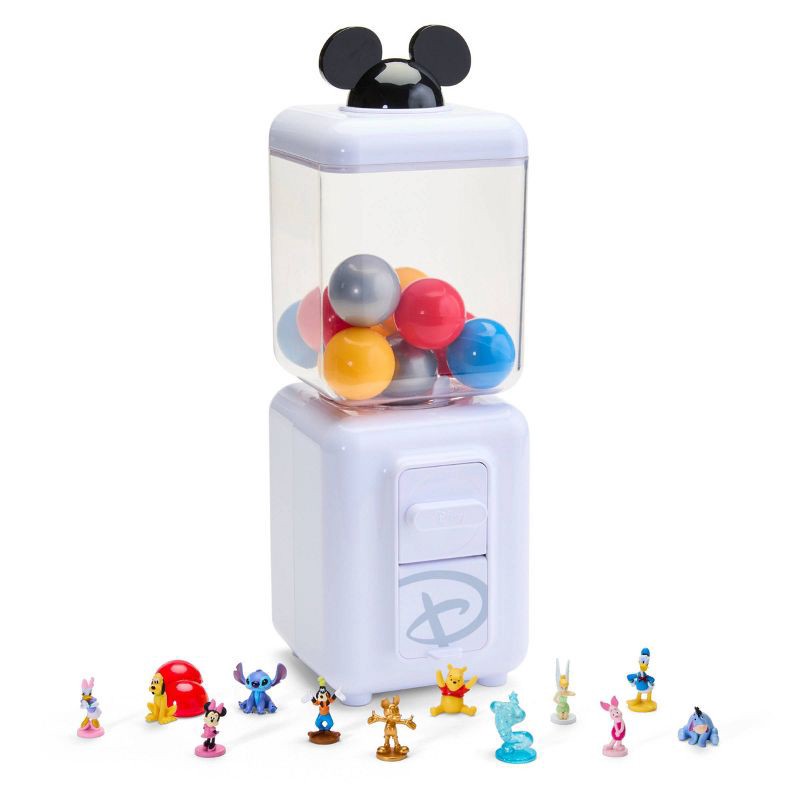 slide 1 of 8, FAO Schwarz Disney Mixed Animation Toy Vending Machine Throwback Play Market Stand - 13pk, 13 ct