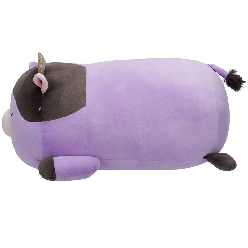 slide 9 of 12, 18" Alexie Purple and Black Cow with Gold Horns Squishmallows Plush, 1 ct