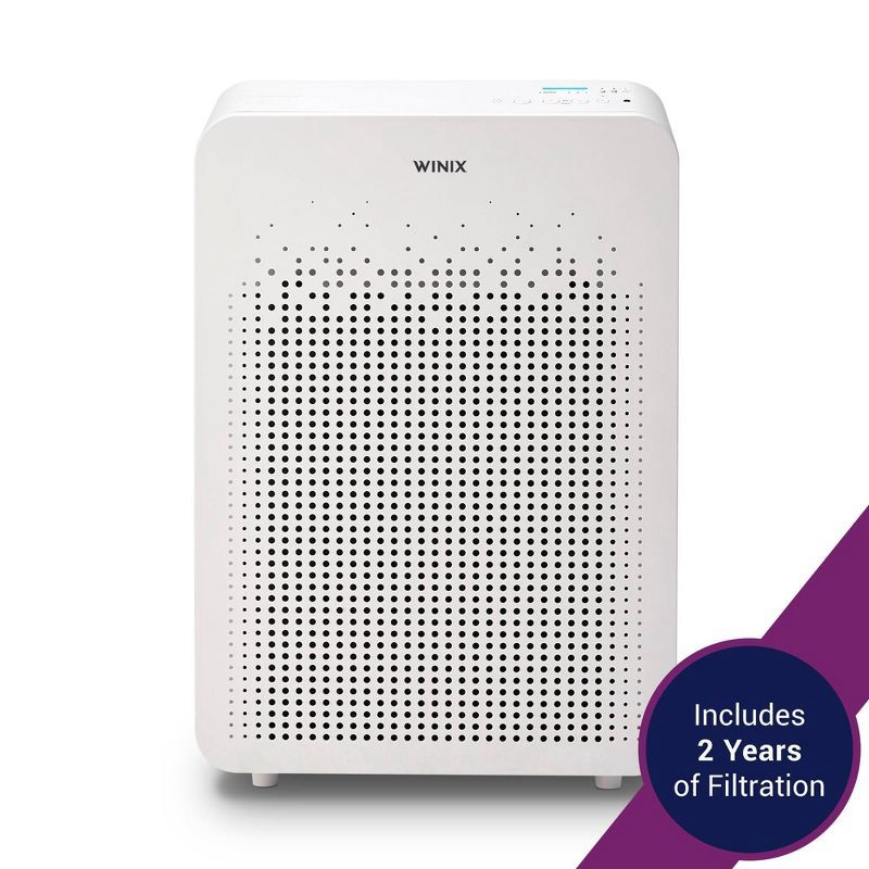 slide 1 of 6, WINIX C545 Air Purifier for Home Large Room up to1742 sq ft with Air Quality Monitor True HEPA Carbon Filter, 1742 sq ft