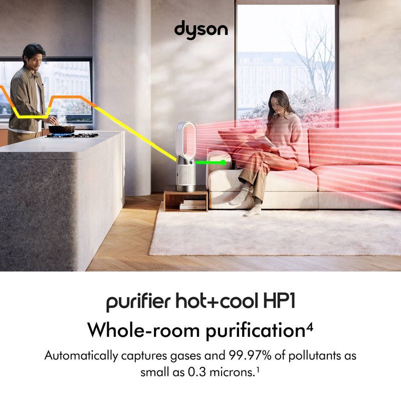 slide 2 of 7, Dyson Air Purifier Hot and Cool HP1 White, 1 ct