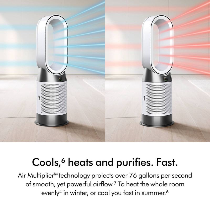 slide 3 of 7, Dyson Air Purifier Hot and Cool HP1 White, 1 ct