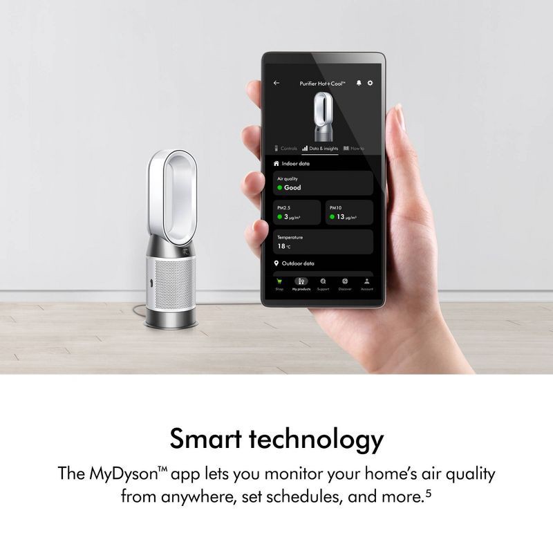 slide 4 of 7, Dyson Air Purifier Hot and Cool HP1 White, 1 ct