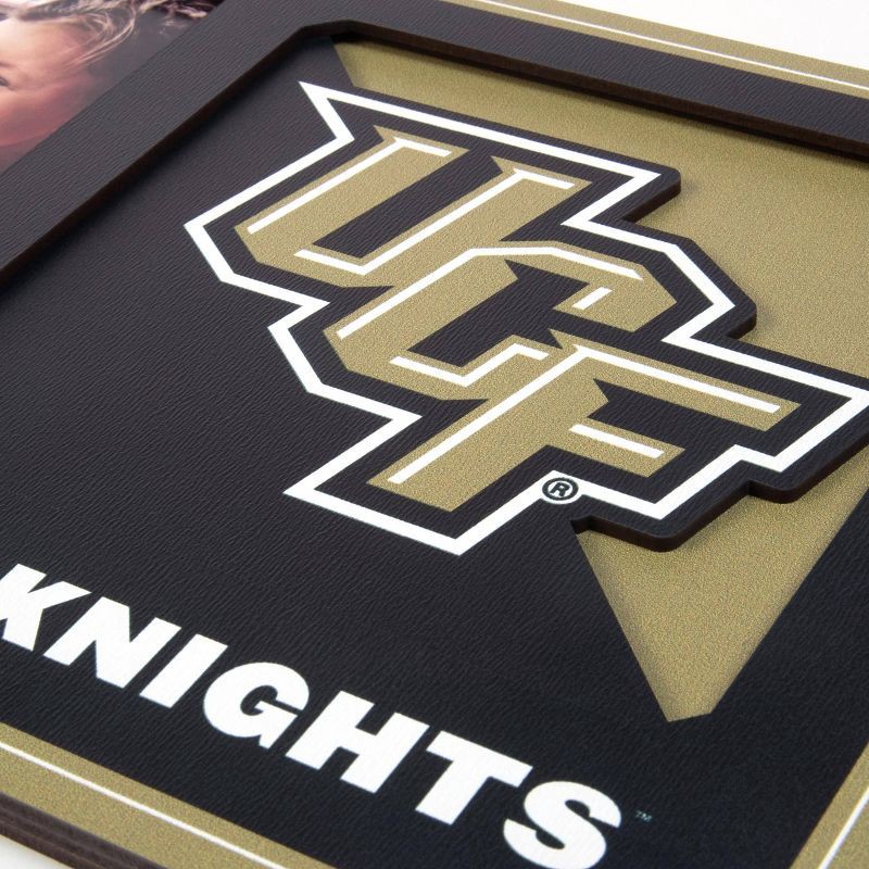 slide 3 of 4, NCAA UCF Knights Logo 4" x 6" Picture Frame: MDF Rectangle Tabletop Display, 1 ct