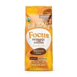 Four Sigmatic Focus Dark Roast Whole Bean Coffee - 10oz