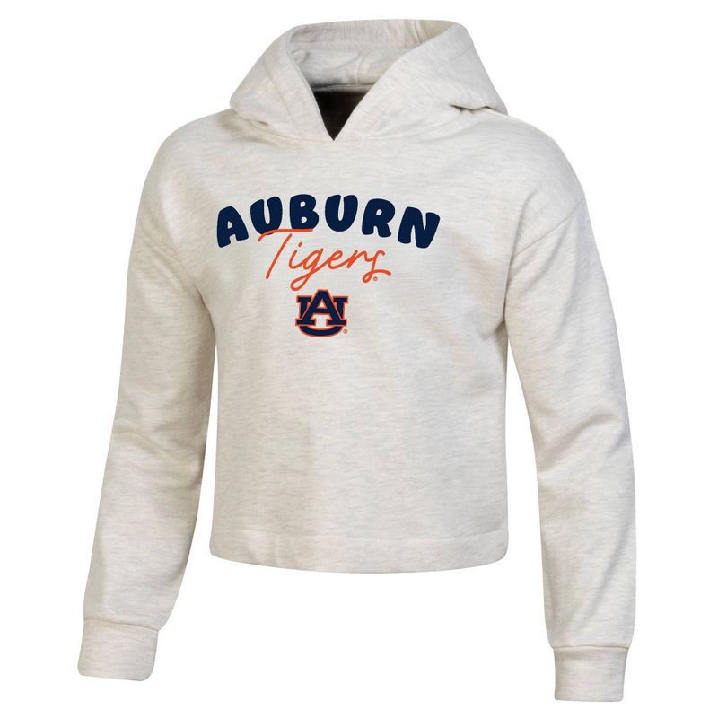 slide 1 of 3, NCAA Auburn Tigers Girls' Hooded Sweatshirt - L, 1 ct