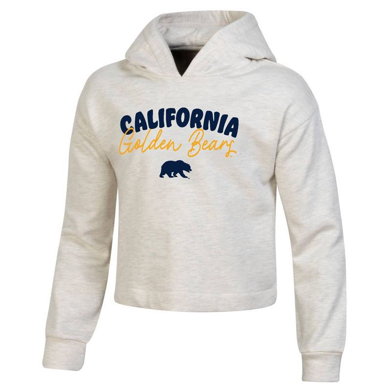 slide 1 of 3, NCAA Cal Golden Bears Girls' Hooded Sweatshirt - M: Cotton-Polyester Fleece Pullover, 1 ct