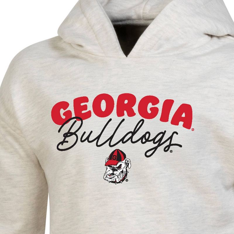 slide 3 of 3, NCAA Georgia Bulldogs Girls' Hooded Sweatshirt - XL, 1 ct