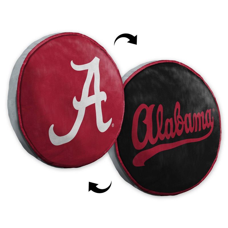 slide 4 of 5, NCAA Alabama Crimson Tide 15" Circular Cloud Pillow, 1 ct