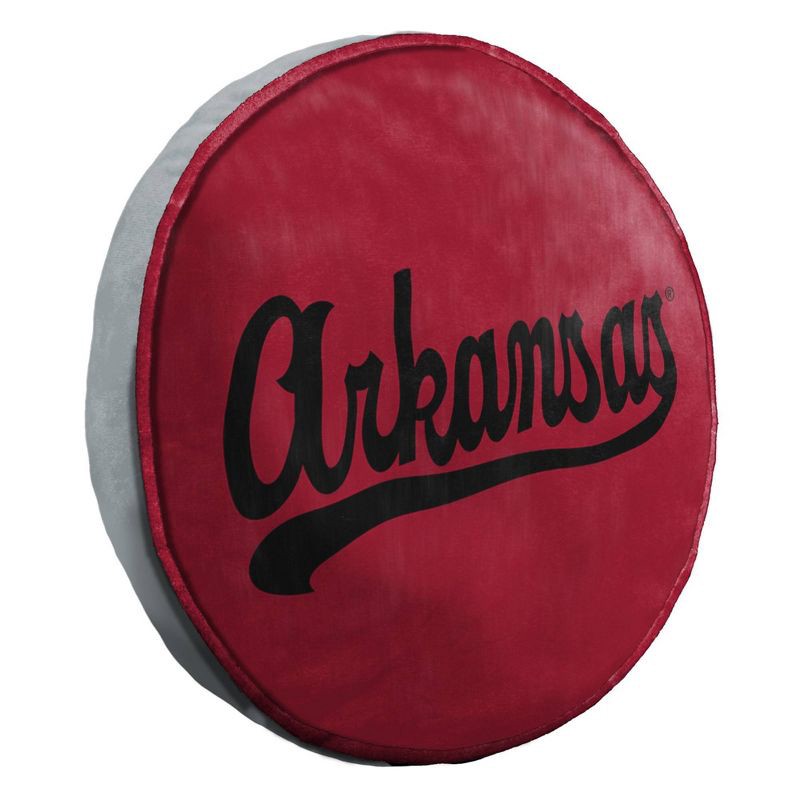slide 2 of 5, NCAA Arkansas Razorbacks 15" Circular Cloud Pillow, 1 ct
