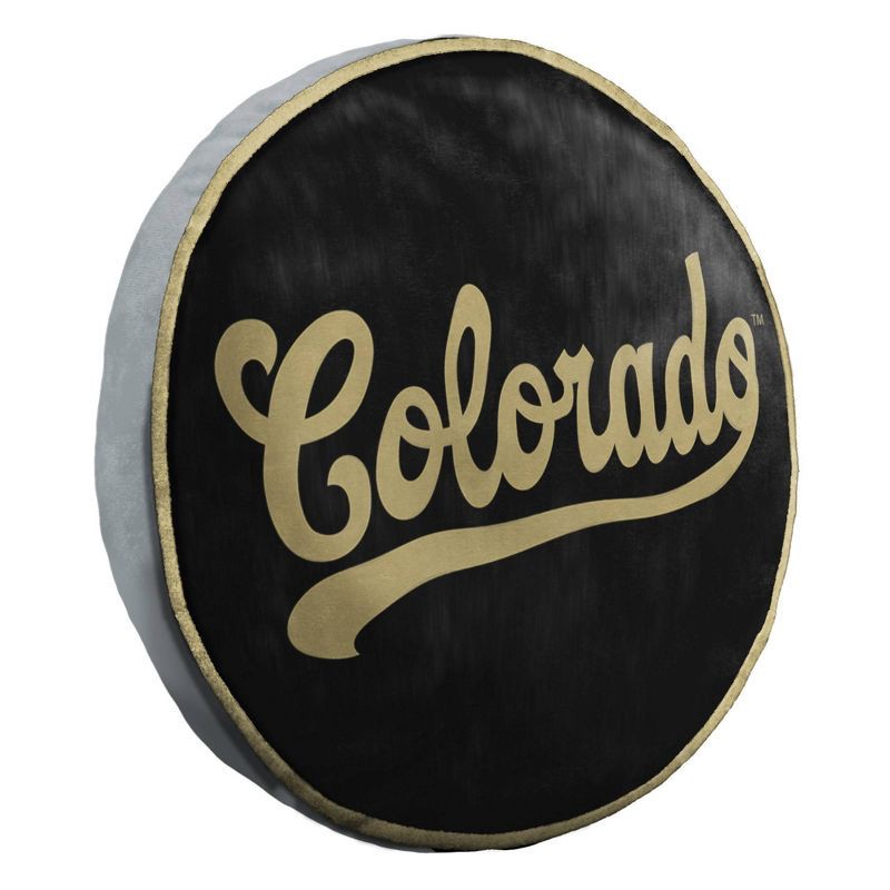 slide 2 of 5, NCAA Colorado Buffaloes 15" Circular Cloud Pillow, 1 ct
