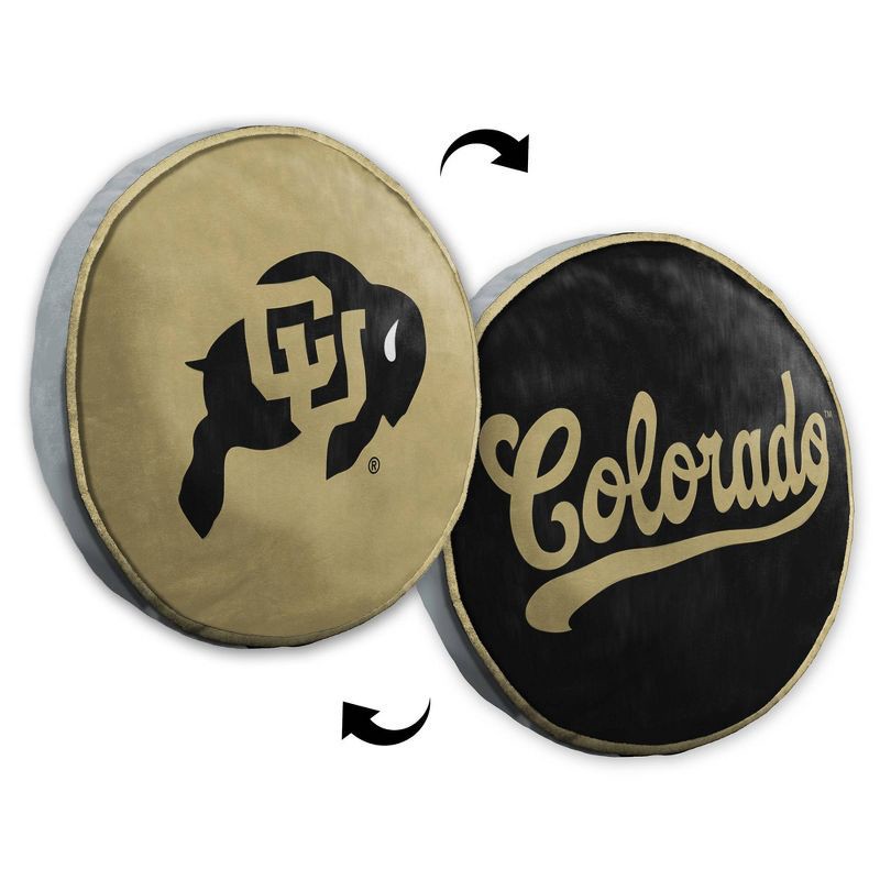 slide 4 of 5, NCAA Colorado Buffaloes 15" Circular Cloud Pillow, 1 ct