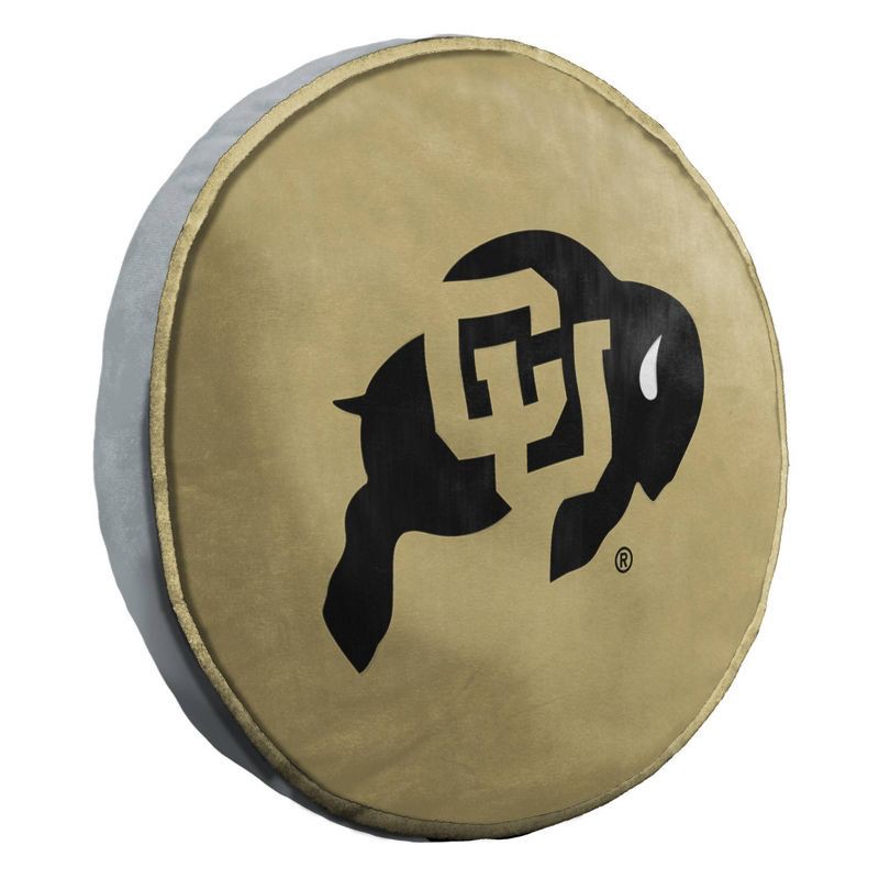 slide 1 of 5, NCAA Colorado Buffaloes 15" Circular Cloud Pillow, 1 ct