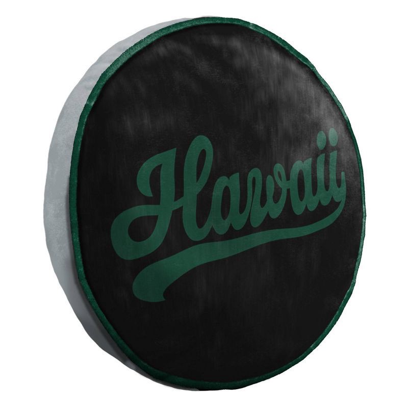 slide 2 of 5, NCAA Hawaii Rainbow Warriors 15" Circular Cloud Pillow, 1 ct