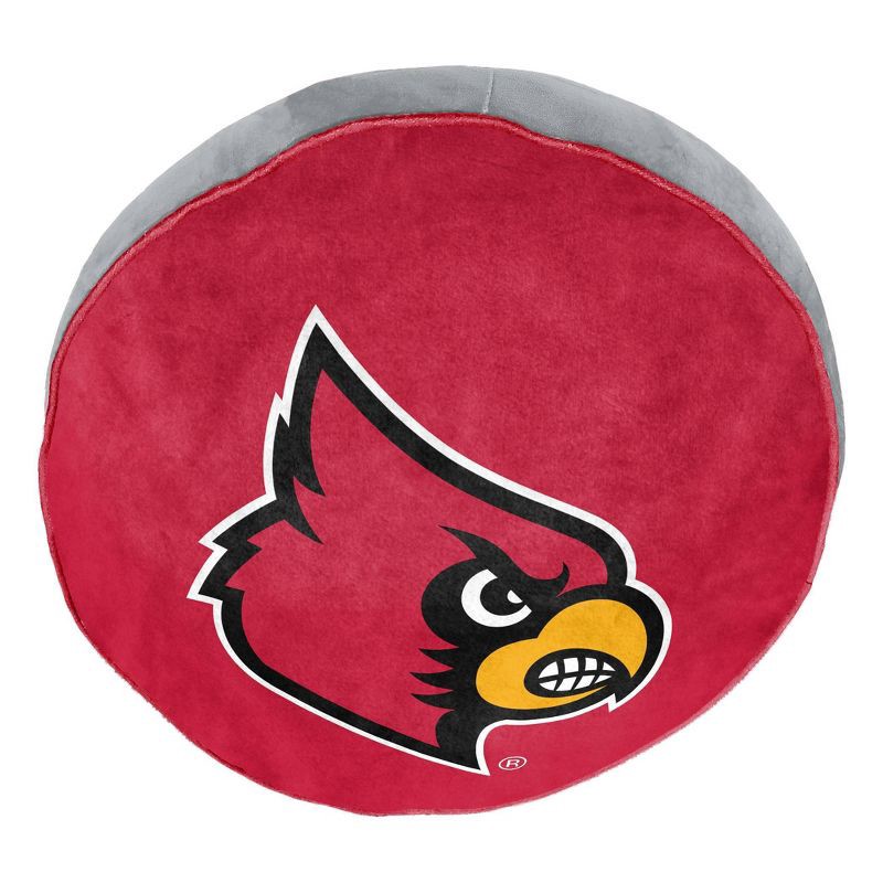 slide 3 of 5, NCAA Louisville Cardinals 15" Circular Cloud Pillow, 1 ct
